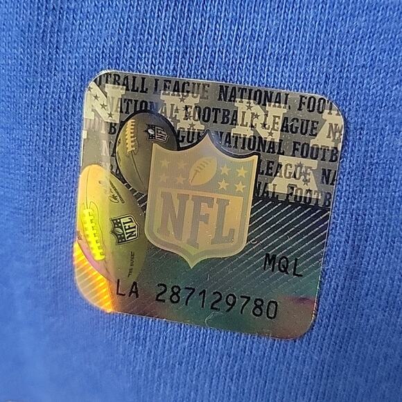 Indianapolis Colts NFL Blue Long Sleeve V Neck Shirt Womens Size Large NEW - Picture 4 of 10